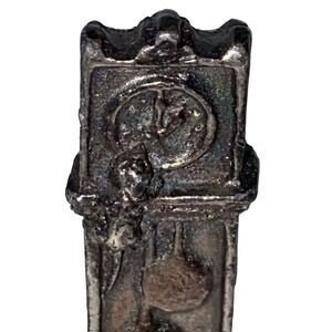 New England Collectors Society Hickory Dickory Dock Clock Silver Plate Bell
